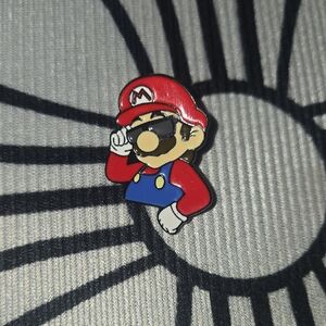 Red and Blue Mario Enamel Pin